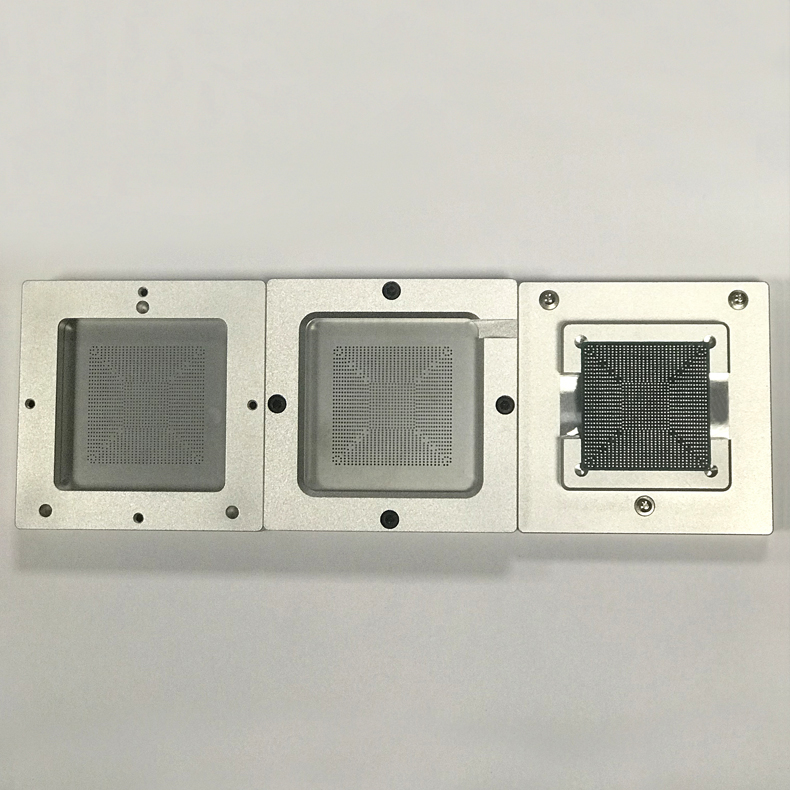 Flip-top BGA Reballing Fixture